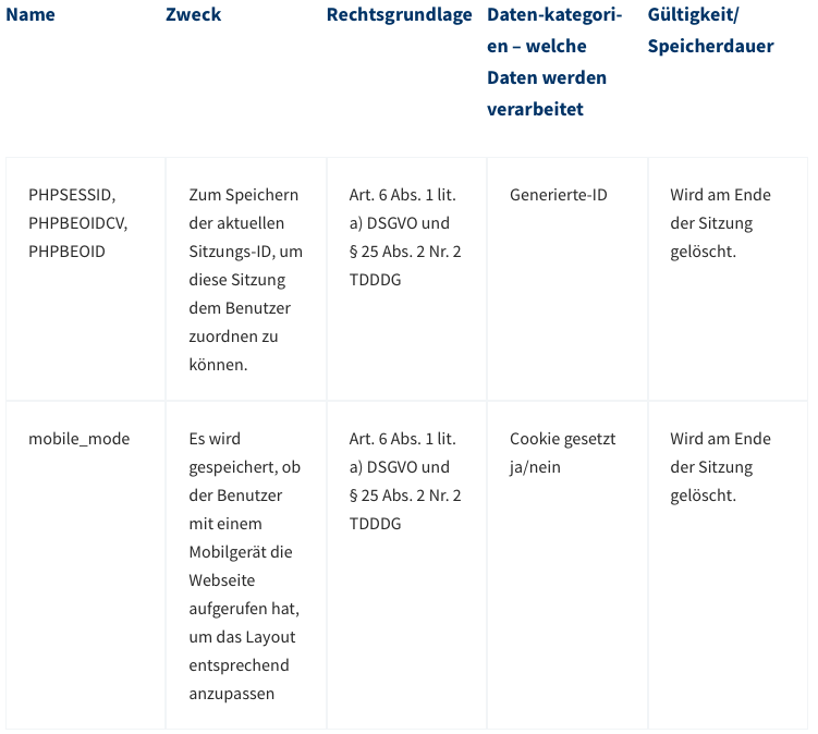 „First-Part- Cookies“ Screenshot für Mobile